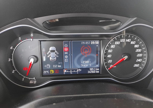 Ford Mondeo cena 31900 przebieg: 342000, rok produkcji 2012 z Tłuszcz małe 92